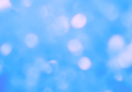 Soft blue bokeh defocused copyspace background backdrop の写真素材