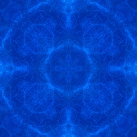 Bright deep royal blue abstract infinity circle spiritual esoteric background pictureの写真素材