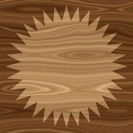Wooden texture wheel tag label card surface backgroundの写真素材