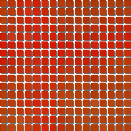 Red abstract mosaic cubes pixelize texture backgroundの写真素材