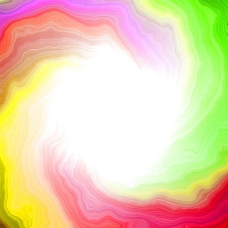 Round circle spiral twirl colorful soft pastel green yellow pink backgroundの写真素材