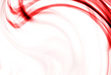 Abstract red smoke curvy lines frame and empty white copy spaceの写真素材