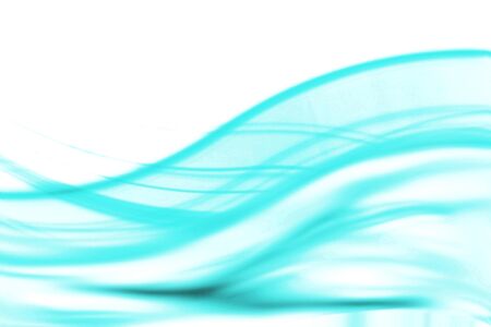 Abstract cyan blue wavy cures image background copy spaceの写真素材