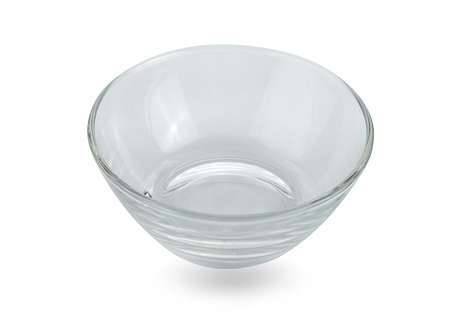 bowl on white backgroundの写真素材