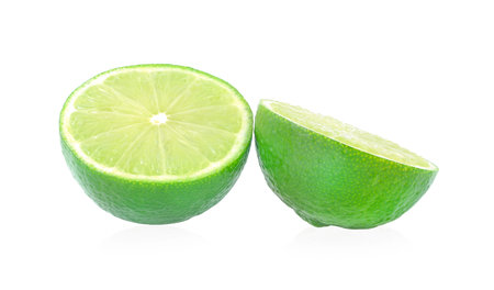 lime isolated on white background