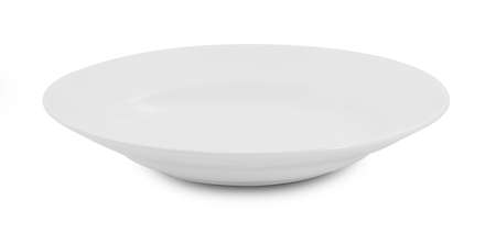 white plate isolated on white background.の写真素材