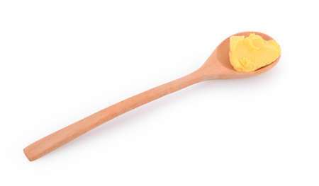 butter isolated on white background.の写真素材