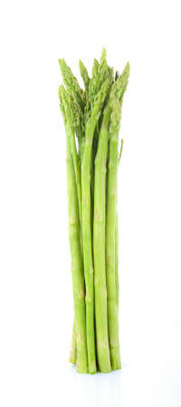 asparagus isolated on white backgroundの写真素材