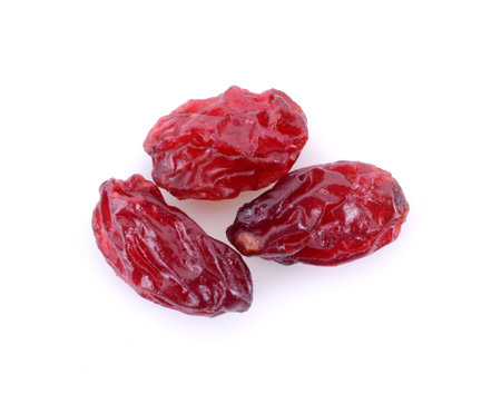Raisins isolated on white background.の写真素材