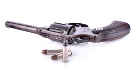 gun isolated on white background.