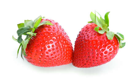 Strawberry isolated on white background.の写真素材
