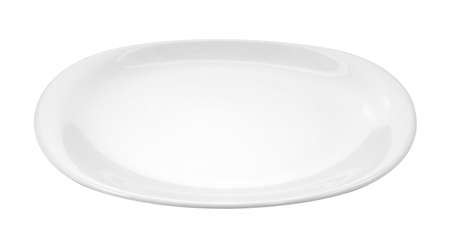plate isolated on white background.の写真素材