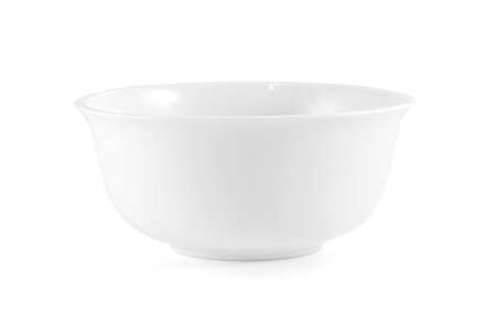 bowl on white backgroundの写真素材