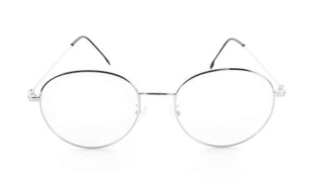 glasses isolated on white background.の写真素材