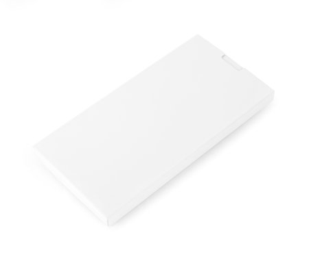 plastic empty bowl on white backgroundの写真素材