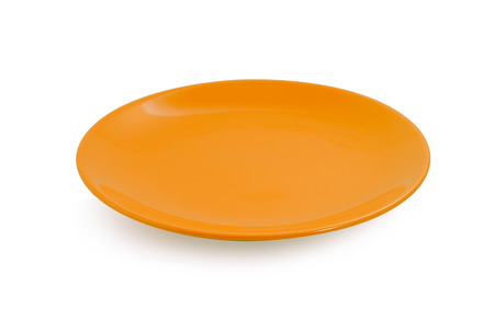 plate isolated on white background.の写真素材