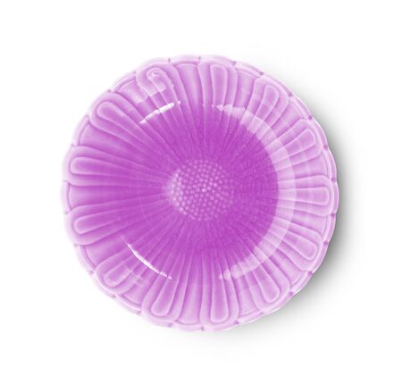 empty bowl on white backgroundの写真素材