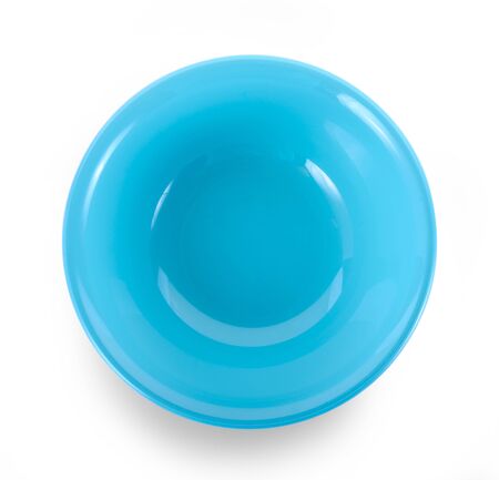 empty bowl on white backgroundの写真素材