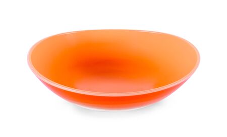 empty bowl on white backgroundの写真素材