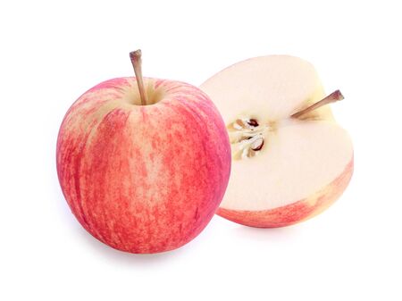 apple isolated on white backgroundの写真素材
