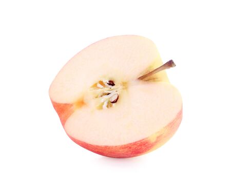 apple isolated on white backgroundの写真素材
