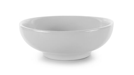 color bowl isolated on white backgroundの写真素材