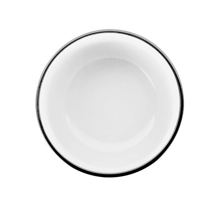 white bowl isolated on white backgroundの写真素材