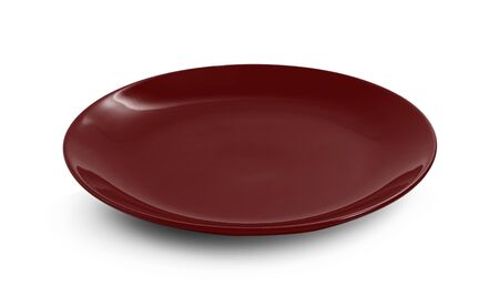 plate isolated on white background.の写真素材