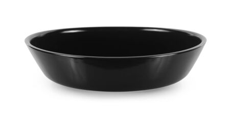 empty bowl isolated on white backgroundの写真素材