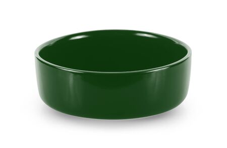 empty bowl isolated on white backgroundの写真素材