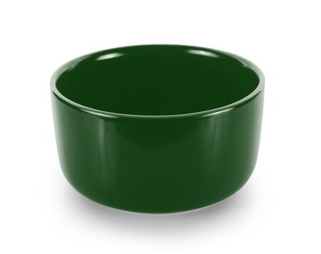 empty bowl isolated on white backgroundの写真素材