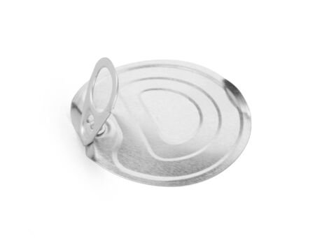 Can lid isolated on whiteの写真素材