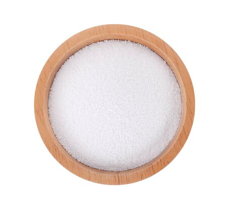 Creamer, Coffee whitener, Non-dairy creamer in a bowl on white backgroundの写真素材