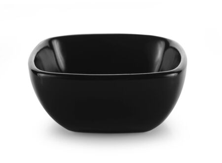 empty bowl on white backgroundの写真素材