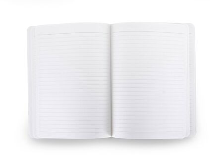 notebook isolated on white backgroundの写真素材