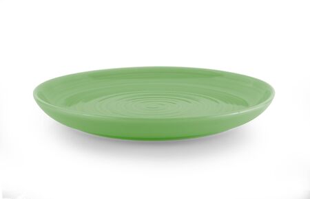 plate isolated on white background.の写真素材