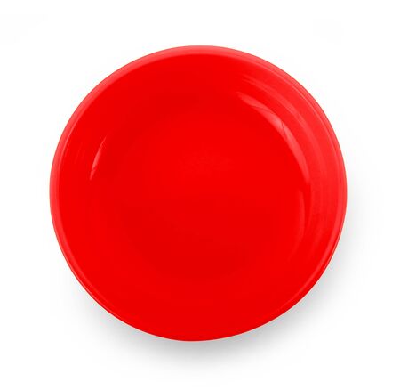empty bowl isolated on white backgroundの写真素材