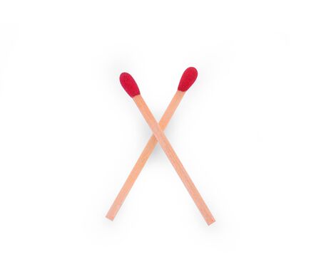 match isolated on white backgroundの写真素材