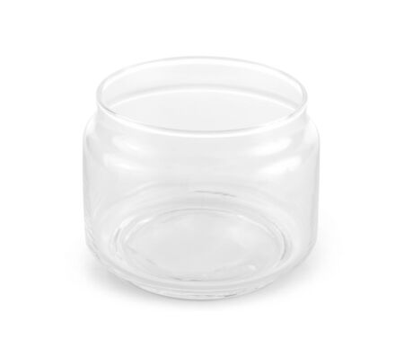 empty glass bottle on white backgroundの写真素材
