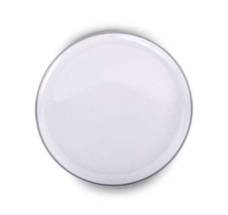 white plate on white background.の写真素材