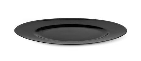 plate isolated on white backgroundの写真素材