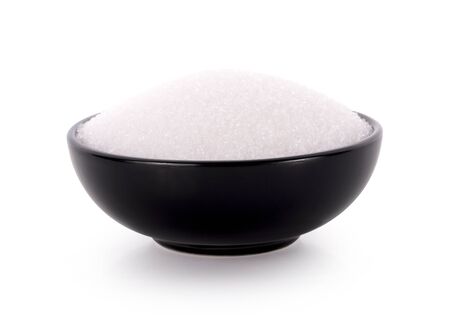 sugar isolated on white background.の写真素材