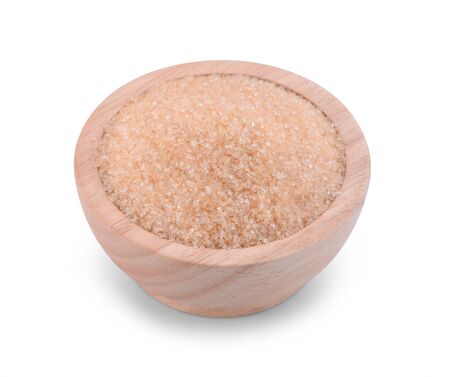sugar isolated on white background.の写真素材