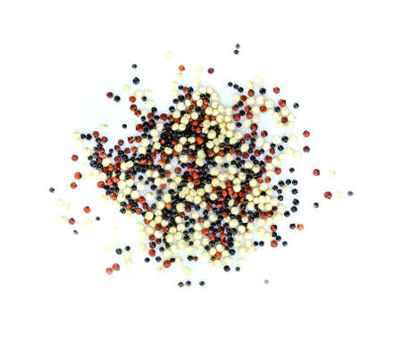 quinoa isolate on white backgroundの写真素材