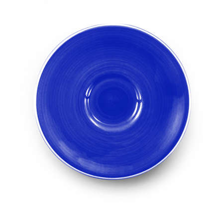 plate isolated on white backgroundの写真素材