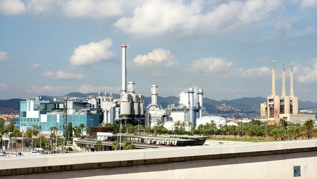 thermal power stationsの写真素材