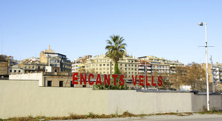 Panoramic of the  Encantes Viejos , Barcelona