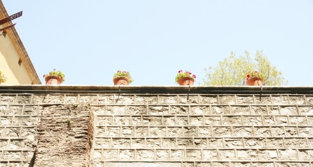 Wall with handlesの写真素材