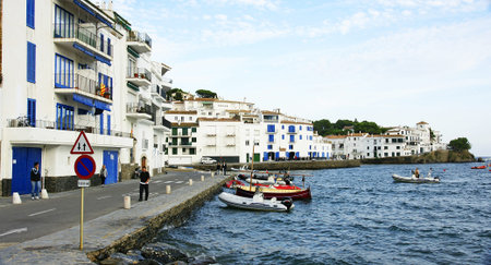 Panoramic of Cadaqués, Costa Brava, Girona, Spain