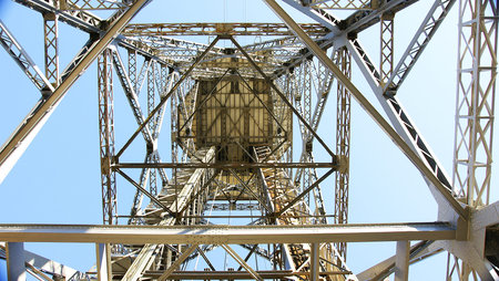 Tower of the teleférico of the Barceloneta, Barcelona